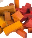 Drewniane Klocki w Worku - Kolorowe, 100 elementów