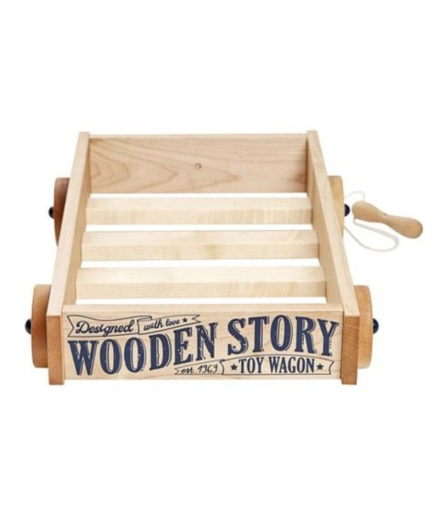 Drewniany wózek-wagon