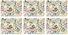 Motyle Podkładki średnie 6 szt.