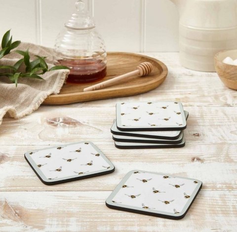 Pszczoła Podkładki małe 6 szt.