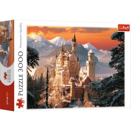 Puzzle - 3000 - Zimowy Zamek Neuschwanstein - Trefl 33025