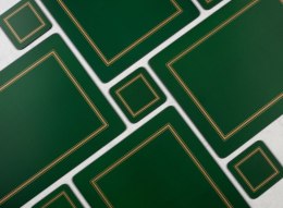 Szmaragdowe Podkładki średnie 6 szt.