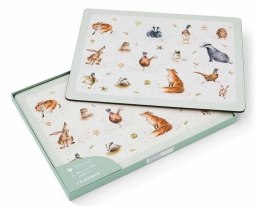 Zwierzęta Podkładki duże 4 szt.