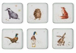 Zwierzęta Podkładki małe 6 szt.