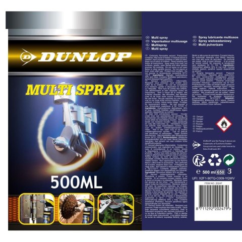 SMAR UNIWERSALNY DO ROWERU 500ML DUNLOP