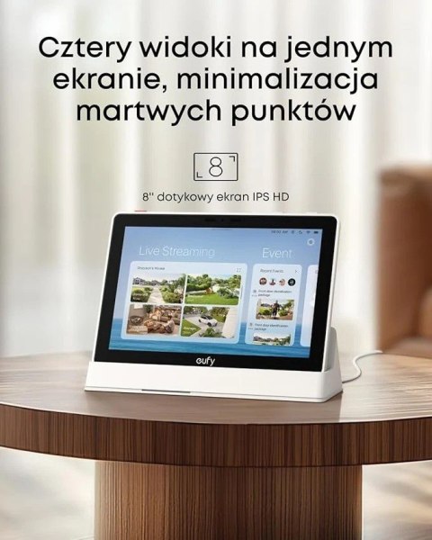 Ekran Smart Display E10 czarny+biały
