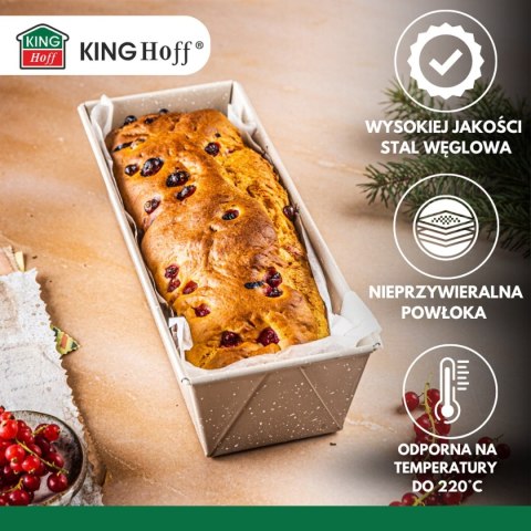 FORMA KEKSÓWKA DO CHLEBA PASZTETU 35x11,5cm KINGHOFF KH-1973