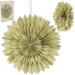 GWIAZDA DEKORACYJNA WISZĄCA PAPIEROWA 3D 50CM ZIELONY