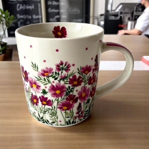Hortensje Kubek Porcelanowy w Ozdobnym Pudełku, 400 ml