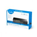 Przełącznik GS1010P 8-Port Gigabit PoE+ Switch with 2 Gigabit Uplink ports and 2 Gigabit SFP slot 120W