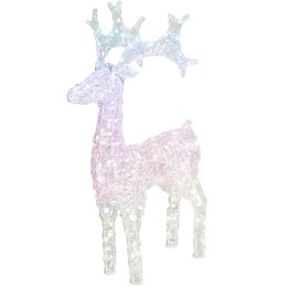 DEKORACJA RENIFER 75 CM 80 LED