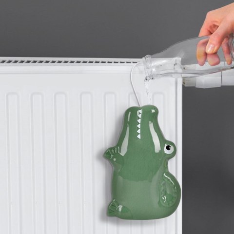 Nawilżacz powietrza na kaloryfer grzejnik ewaporacyjny ceramiczny krokodyl dla dzieci 160 ml VILDE 830807-C