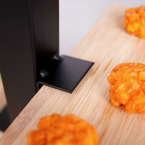 Patera na ciasto owoce babeczki bambusowa 3 piętrowa z miseczką 32x32x26.5cm EXCELLENT HOUSEWARE 139213