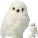 SOWA DEKORACYJNA STOJĄCA 24CM BIAŁA