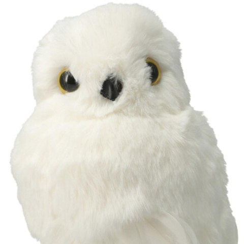 SOWA DEKORACYJNA STOJĄCA 24CM BIAŁA