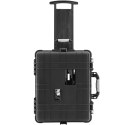 Walizka transportowa ochronna na kółkach z wysuwaną rączką 56 x 45,5 x 26,5 cm 46 l