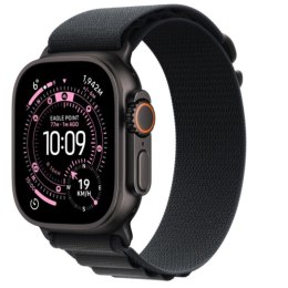 Watch Ultra 3 GPS + Cellular, koperta 49 mm z tytanu w kolorze czarnym, opaska Alpine w kolorze czarnym - rozmiar L