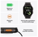 Watch Ultra 3 GPS + Cellular, koperta 49 mm z tytanu w kolorze czarnym, opaska Alpine w kolorze czarnym - rozmiar L