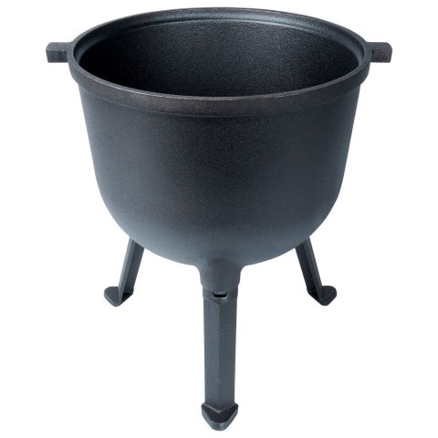 Kociołek żeliwny na ognisko na nóżkach z pokrywką CAST LINE 10L VILDE 199053