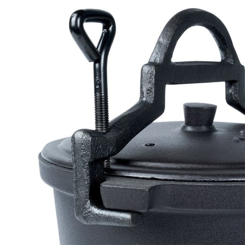 Kociołek żeliwny na ognisko na nóżkach z pokrywką CAST LINE 4L VILDE 199049