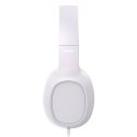 Słuchawki nauszne Fun C z mikrofonem białe