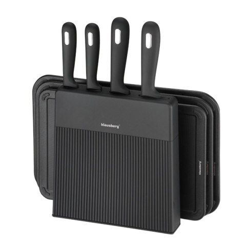 ZESTAW NOŻY I DESEK KUCHENNYCH W STOJAKU KLAUSBERG KB-7980