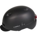 LIVALL Kask miejski 54-58 cm światła LED czujnik upadku SOS czarny C21-M-BLK