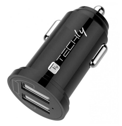Ładowarka TECHLY 2x USB typ A Czarny IUSB2-CAR5-A24