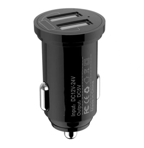 Ładowarka TECHLY 2x USB typ A Czarny IUSB2-CAR5-A24
