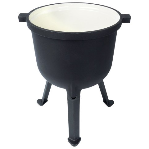 Kociołek żeliwny emaliowany na nóżkach z pokrywką CAST LINE 8L VILDE 199050