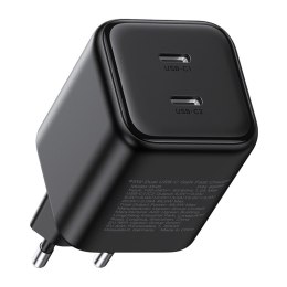 Ładowarka Dual UGREEN USB-C 45W X526 (czarny)