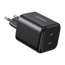 Ładowarka Dual UGREEN USB-C 45W X526 (czarny)