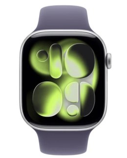 Watch Series 11 GPS+Cellular koperta 42 mm z aluminium w kolorze srebrnym, pasek sportowy w kolorze mlecznego fioletu - rozmiar 