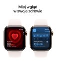 Watch Series 11 GPS + Cellular koperta 42 mm z tytanu w kolorze złotym, pasek sportowy w kolorze łagodnego różu - rozmiar M/L