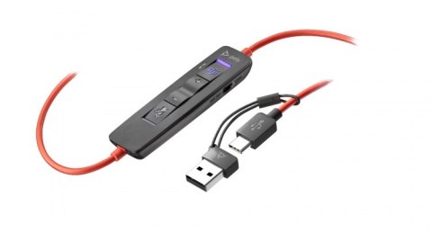 Słuchawki z mikrofonem POLYCOM Blackwire 8225 Czarny