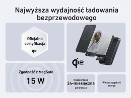 Powerbank indukcyjny MagGo 10000mAh czarny