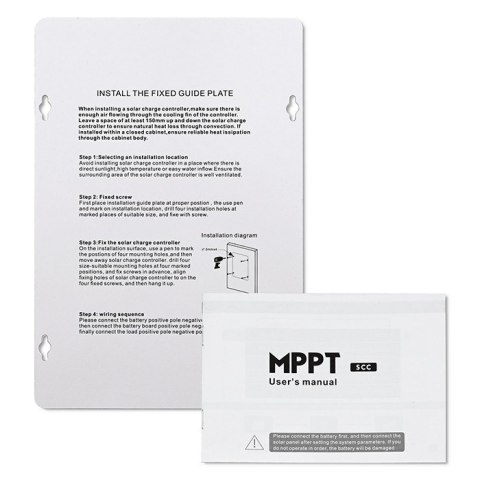 Solarny regulator ładowania MPPT z czujnikiem temperatury 40A | 12V/24V | LCD | 2xUSB | Bluetooth | APP | GEL | LiFePO4