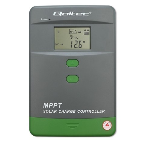 Solarny regulator ładowania MPPT z czujnikiem temperatury 50A | 12V/24V | LCD | Bluetooth | APP | GEL | LiFePO4