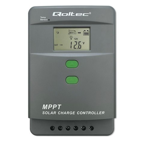 Solarny regulator ładowania MPPT z czujnikiem temperatury 50A | 12V/24V | LCD | Bluetooth | APP | GEL | LiFePO4