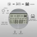 Solarny regulator ładowania MPPT z czujnikiem temperatury 60A | 12V/24V | LCD | Bluetooth | APP | GEL | LiFePO4