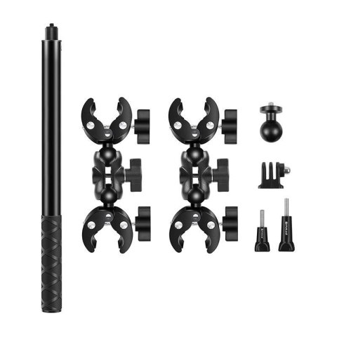 Uchwyt rowerowy/motocyklowy PULUZ z kijem selfie 150cm