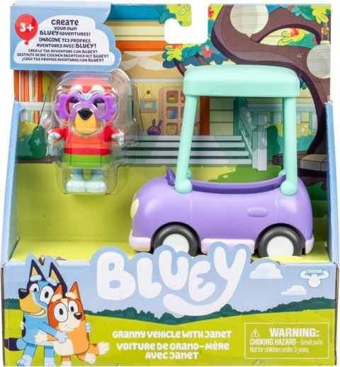 Zestaw figurek Bluey Auto babci i Janet