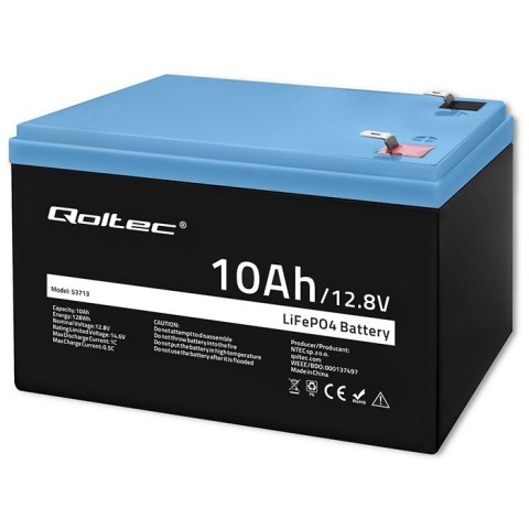 Akumulator LiFePO4 litowo-żelazowo-fosforanowy | 12.8V | 10Ah | 128Wh | BMS