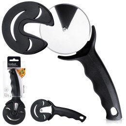 Nóż do krojenia pizzy stalowy okrągły 20cm radełko z osłonką EXCELLENT HOUSEWARE 259656