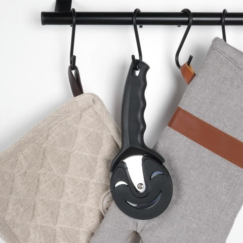 Nóż do krojenia pizzy stalowy okrągły 20cm radełko z osłonką EXCELLENT HOUSEWARE 259656