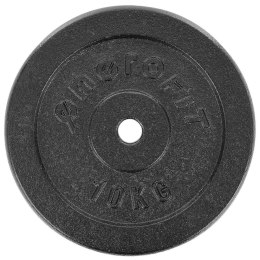 OBCIĄŻENIE ŻELIWNE CZARNE 10KG ENERO FIT fi26,5 1 szt.