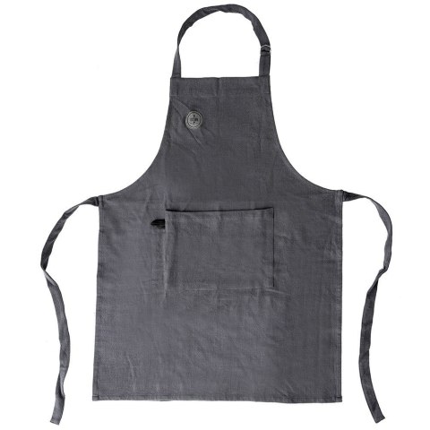 Fartuch kuchenny bawełniany wiązany ciemnoszary ORION 960869