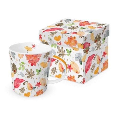 Jesienne Liście Kubek Porcelanowy w Ozdobnym Pudełku 400 ml
