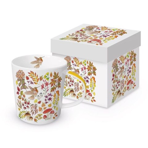 "Kocham Jesień" Kubek Porcelanowy w Ozdobnym Pudełku 350 ml