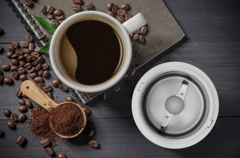 Młynek do kawy biały KM6000